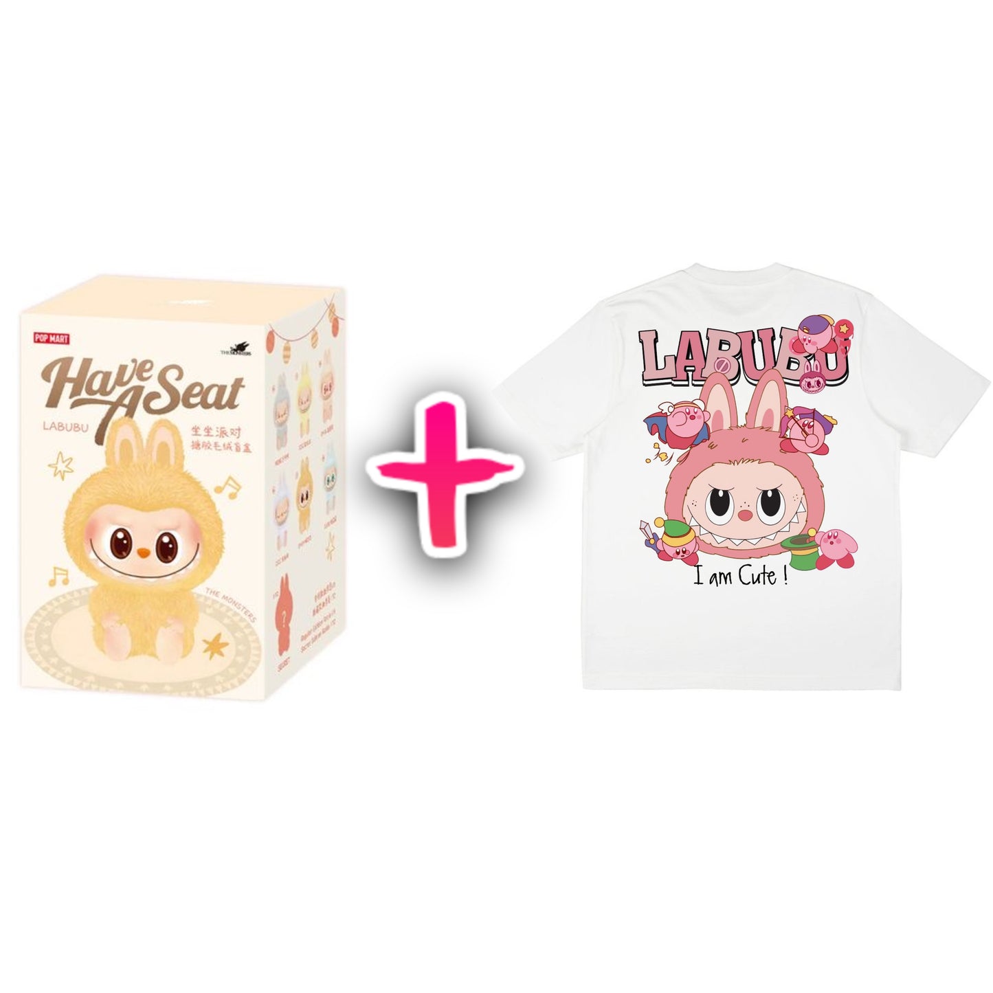 LABUBU MONSTER MISTERY BOX + LABUBU PREMIUM OVERSIZED TSHIRT